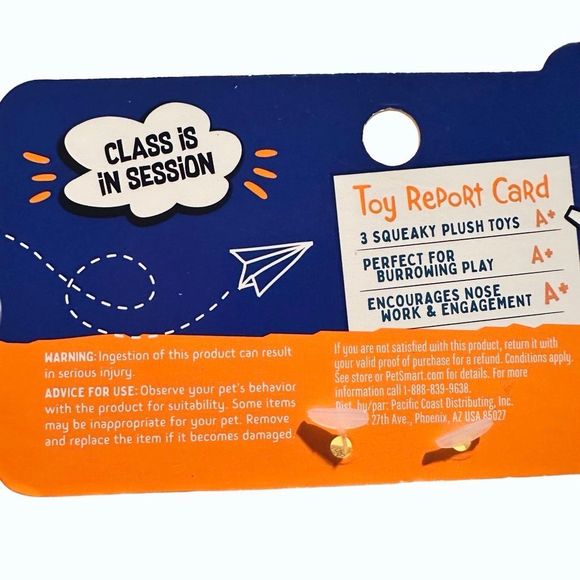 Joyhound Burrow Shell Hide N Peak Classroom‎ Dog Toy 14" Plush Squeaker Ocean - Picture 5 of 5